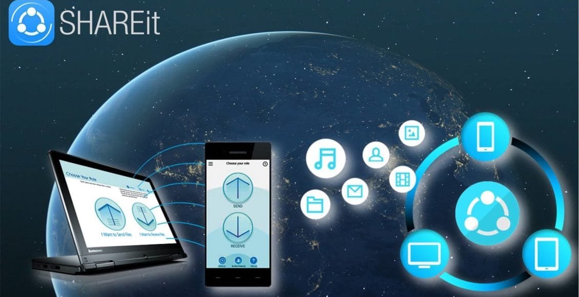 نقل المفات باستخدام شير ات